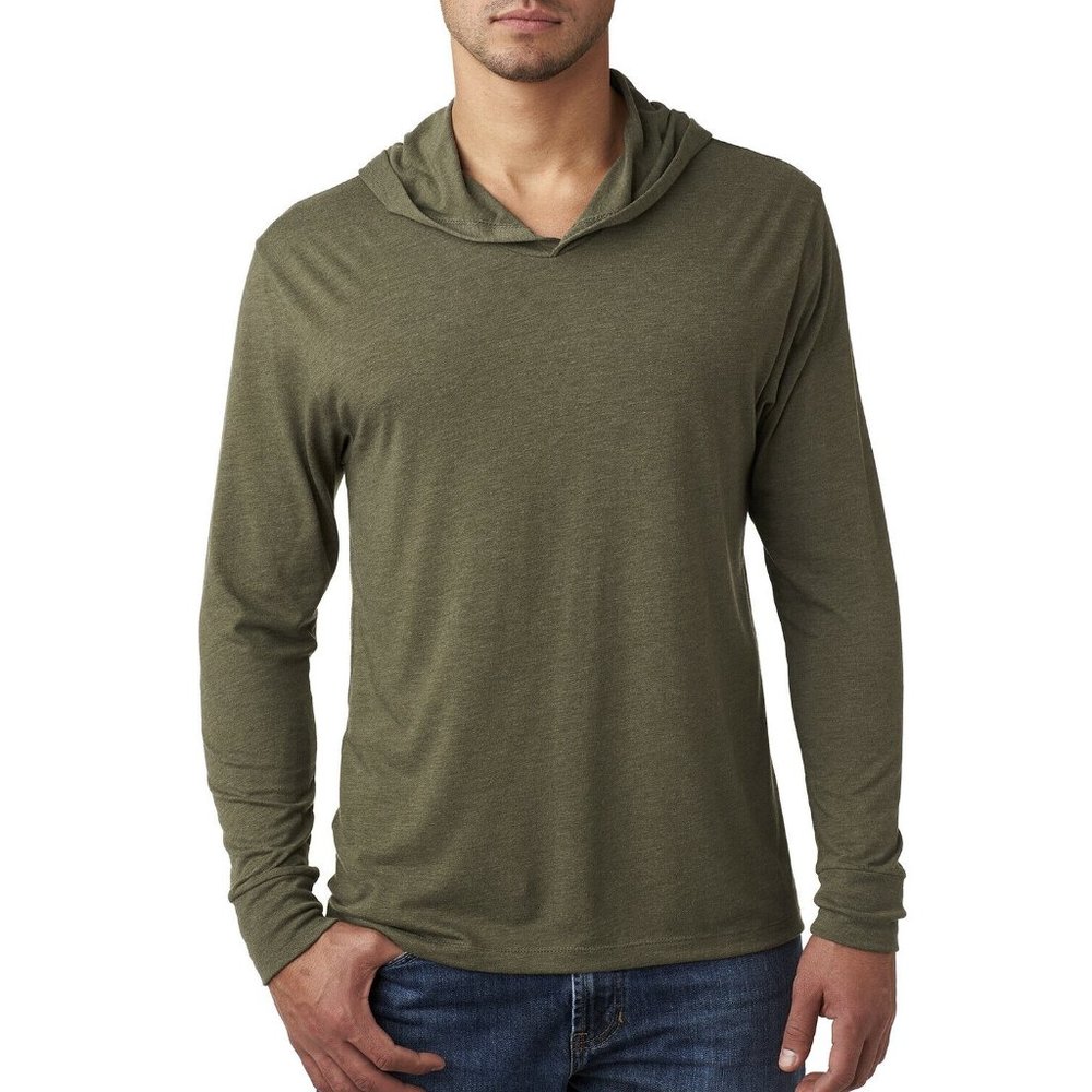 Marky G N6021 2pk Adult Unisex Tri-Blend Long Slee